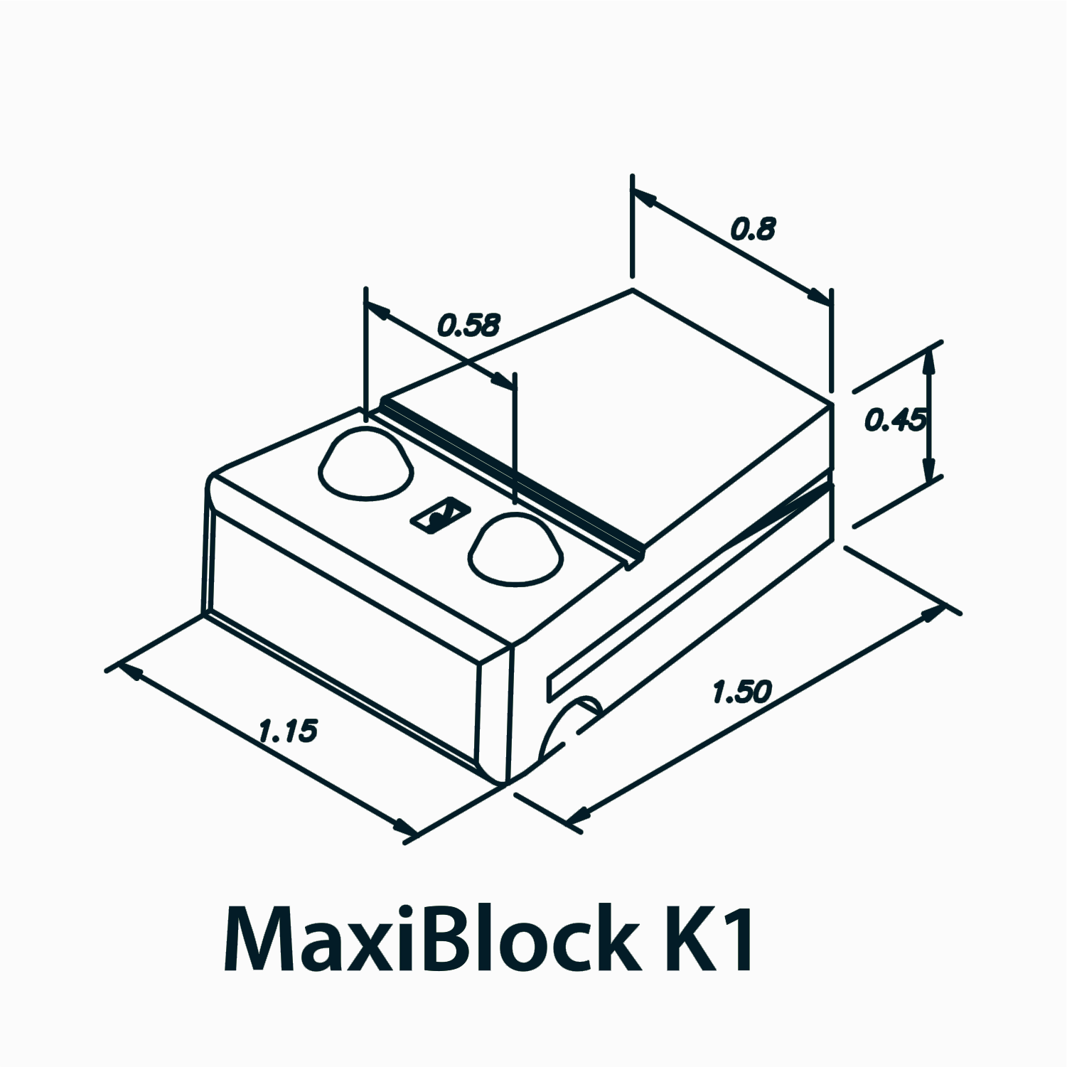 Односторонний блок MaxiBlock K1 — 2