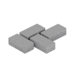 Тротуарна плитка без фаски «Бруківка» (Цеглинка) від виробника