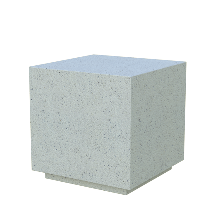 Бетонне модульне сидіння Cube