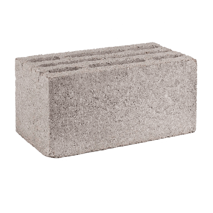 Бетоноблок стіновий основний, 390x190x188 мм - 01