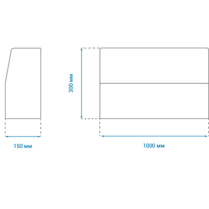 Бордюр дорожній БР 100.30.15-01