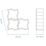Плитка для промислових територій Хвиля Г-подібна